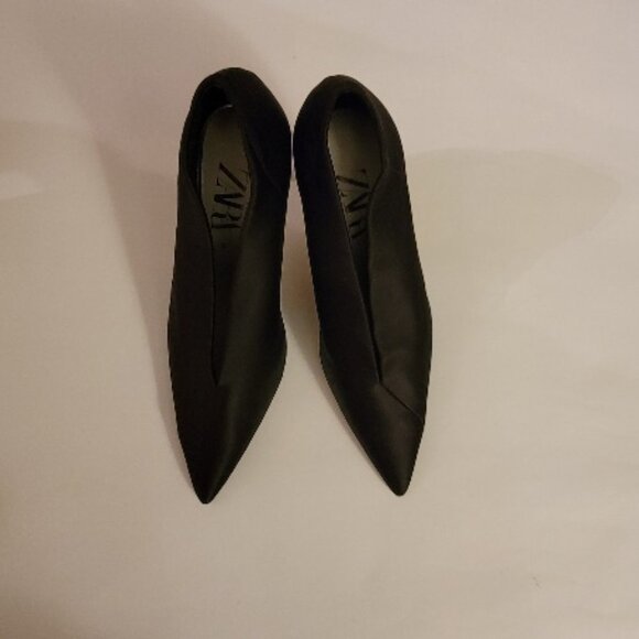 ZARA WOMEN SATIN HEELS SIZE 39 NWOT - Picture 5 of 7